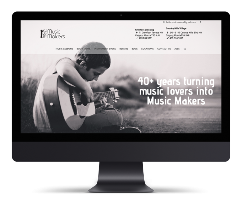 Music Makers Calgary – Branding & Website Design